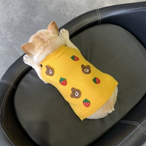 Демисезонный морковный трикотажный свитер без рукавов