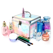 Net red unicorn jewelry cosmetic box portable student dormitory household desktop tool storage box