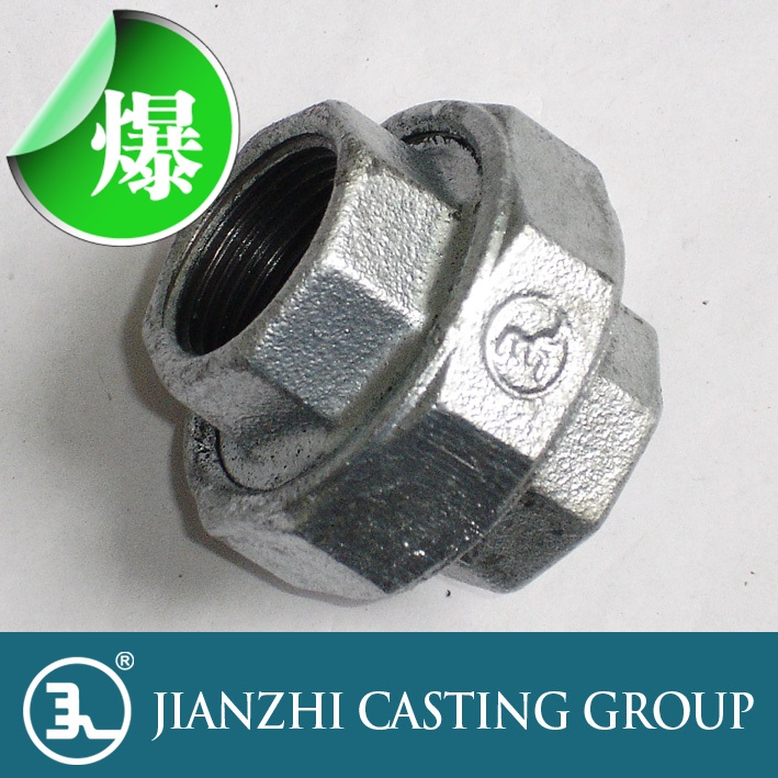 Tangshan Jianzhi national standard cold-dip galvanized steel pipe fittings, galvanized oil, slipknot 15 20 25