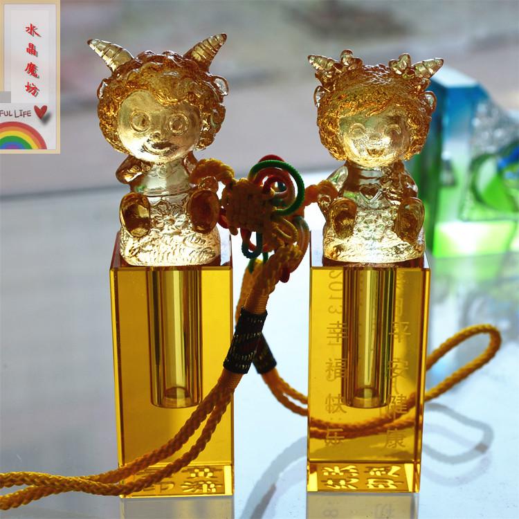 Goat Baby Glazed Birthmark Hair Souvenir Diy Baby Full Moon Birthday Newborn Umbilical Cord Zhang