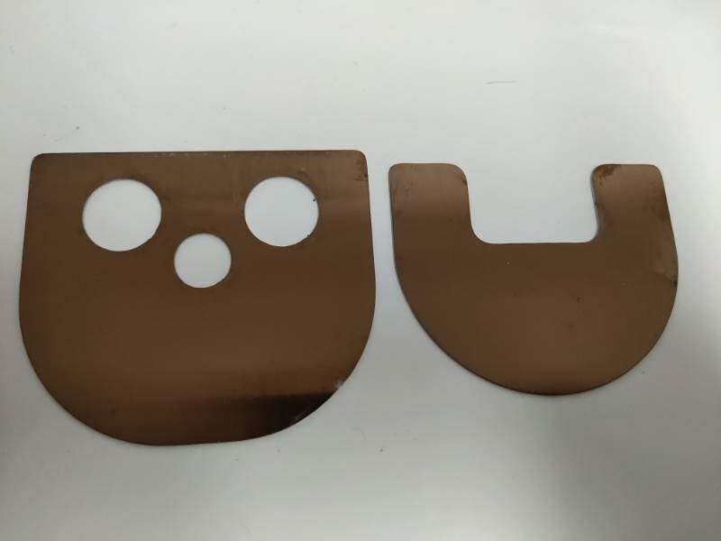 Fingerprint lock copper door anti-theft door blocking hole nail patching hole blocking door hole device decorative cover baffle (various styles)