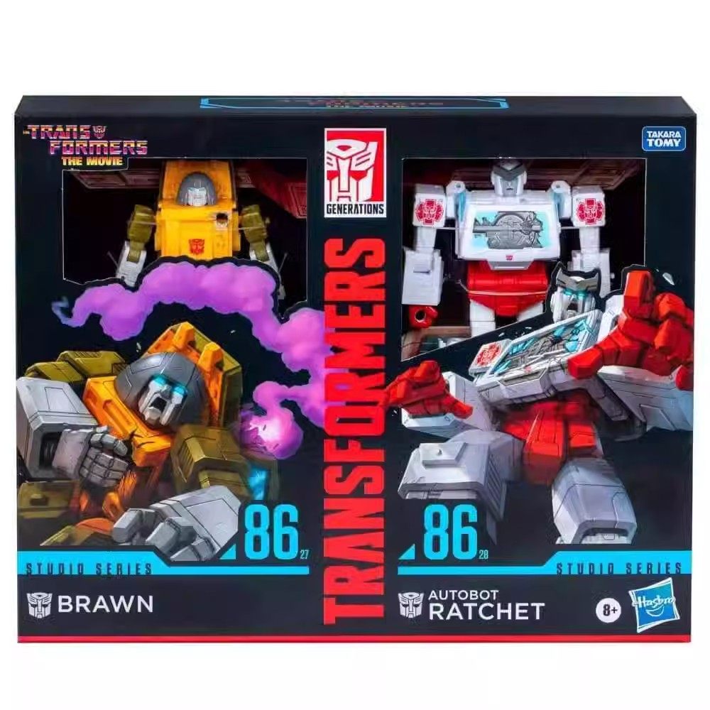 スタジオシリーズ　86シリーズ　ブローン＆ラチェット 2パック　hasbro New Original Hasbro SS86 Movie Brawn & Ratchet Double SET Action