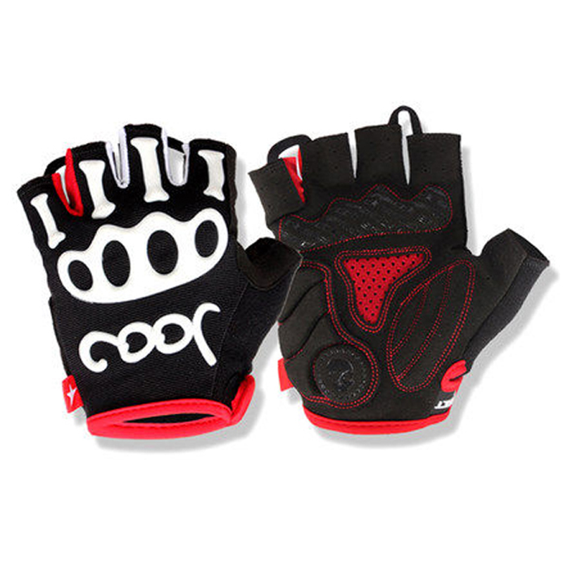 Thappa guest Sparker Skull Skull King Silicone Bone with skull riding half-finger Short-finger glove