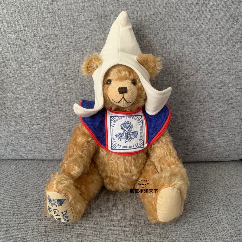 Authentic In-Stock Herman Green Label Dutch Girl Teddy Bear/40Cm/Birthday Gift for Girlfriend Christmas Valentine's Day Authentic In-Stock Herman Green Label Dutch Girl Teddy Bear/40Cm/Birthday Gift for Girlfriend Christmas Valentine's Day