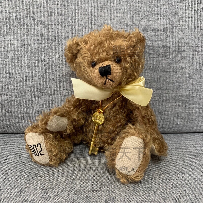 Authentic Spot British Teddy Bear Museum Anniversary Mohair Teddy Bear/25Cm/2002 Authentic Spot British Teddy Bear Museum Anniversary Mohair Teddy Bear/25Cm/2002
