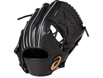 Asics Arthur DIVE juvenile child hard style baseball glove single sheet black