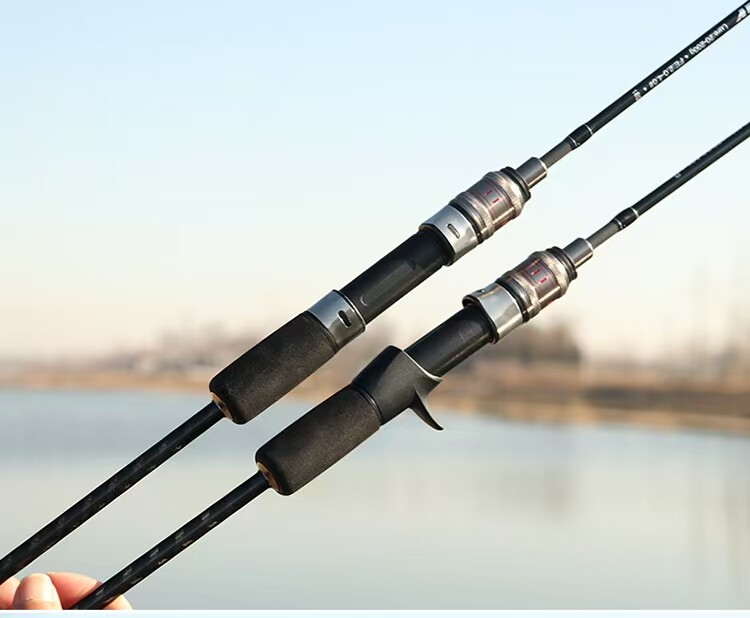 Дорожные суб -полюсный 慢摇铁板竿近海钓船钓竿实心碳素稍一节半直柄枪柄轻型船竿路亚竿 Rugged blade