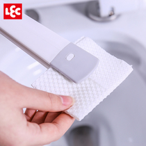 Japan LEC Home Toilet Removing Bacteria No Dead Angle Clean Brush Creativity Free Stiletto Long Handle Soft Plush Toilet Clean Clip