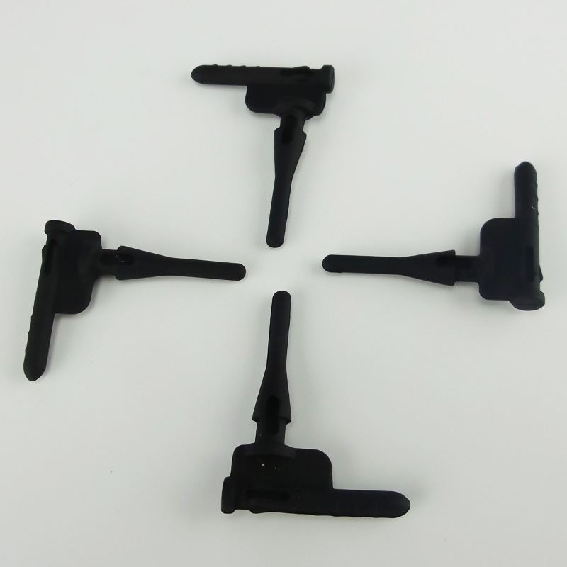 Overclocking three CPU radiator fan rubber nail hook type rubber nail L-shaped damping nail