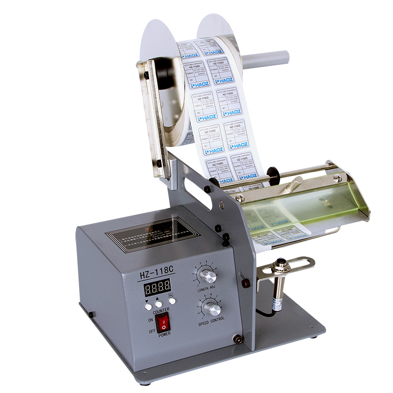 HZ-118C-150 photoelectric automatic marking machine peeling machine adhesive stripping of barcode sticker ripping separator