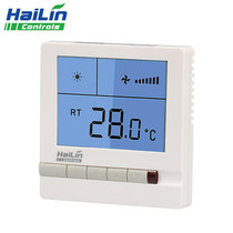 HL central air conditioning switch LCD thermostat Fan coil temperature control Three-speed hotel switch panel