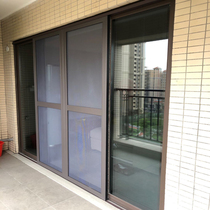 Diamond mesh casement window left and right sliding screen window protection anti-theft sand window net self-installed stainless steel mesh Aluminum alloy removable
