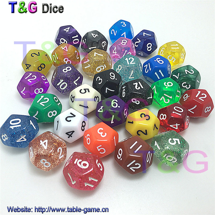 Spot desktop game running group Thrones 12 face dice multi-color multi variety outlet European and American foreign trade tail stock