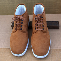 New old Beijing cotton shoes youth yellow lace cotton shoes low heel solid color round head National Wind warm high