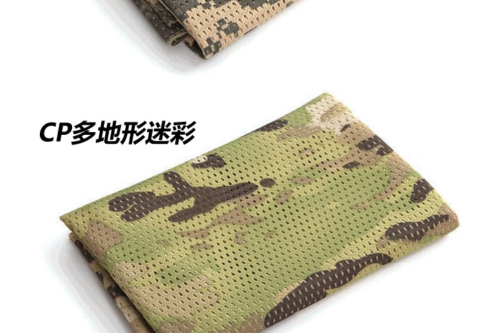 Ngoài trời ngụy trang khăn quàng cổ ngụy trang chống gió bụi khô nhanh khăn lưới nam và nữ lực lượng đặc biệt quân đội quạt vuông khăn mùa thu và mùa đông khăn che mặt đi phượt