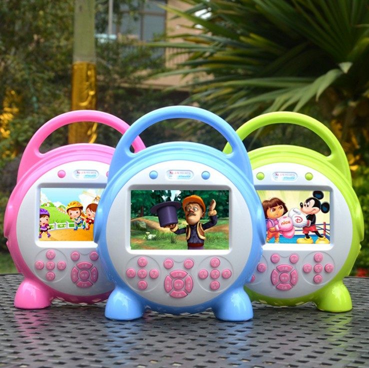 Daoqin Children's Early Education Machine Young Baby Video Story Machine Anti-fall High-Definition Eye Protection Doll Learning Points 0-6 years old