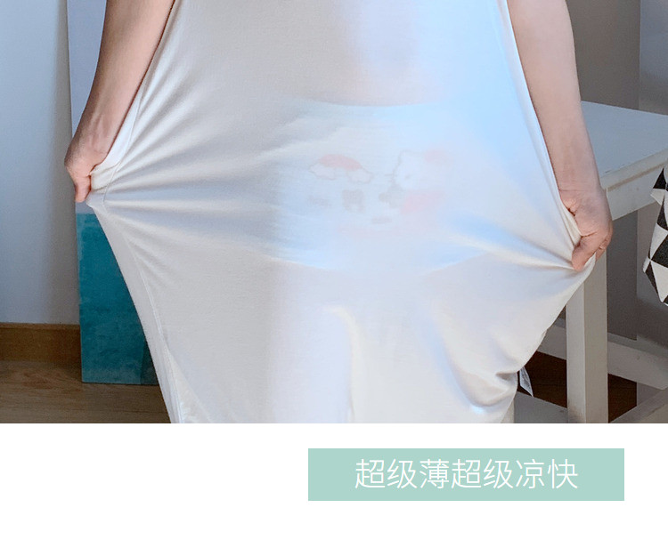 Trẻ em bộ đồ ngủ trẻ em phương thức mùa hè mỏng bé trai và bé gái lớn trẻ em không tay áo vest không khí - Áo liền quần bộ áo liền quần dài tay cao cấp cho bé sơ sinh