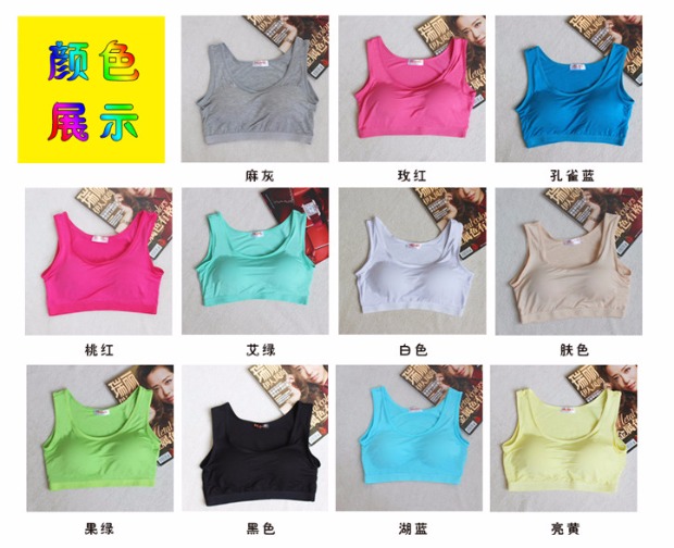 Áo vest kiểu ống không có vòng thép với miếng đệm ngực che một chiếc áo lót phía dưới nhỏ quấn ngực áo ngực modal bra đồ lót phụ nữ áo bra quây