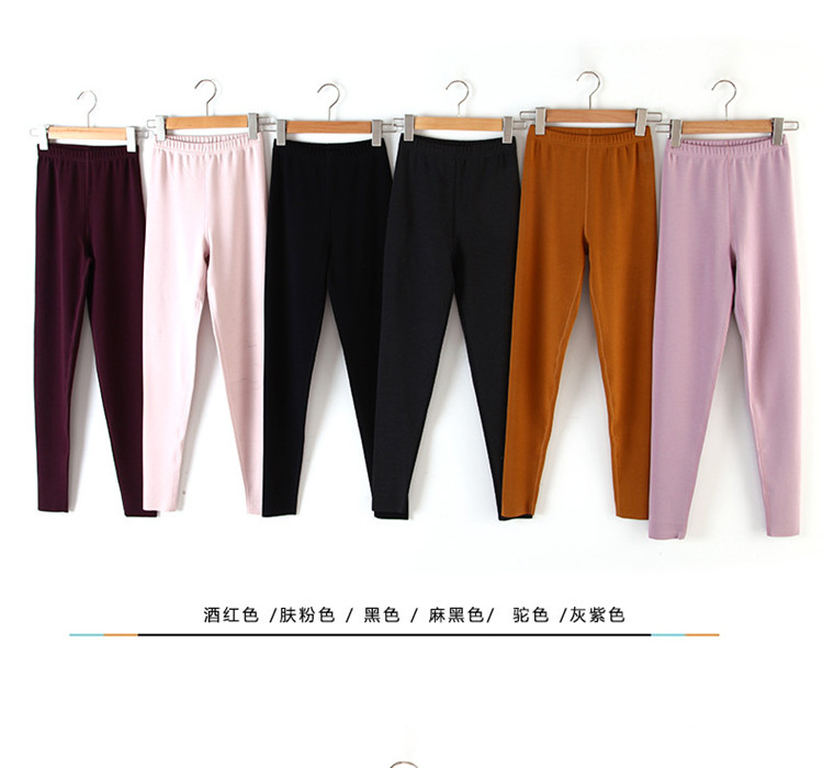 Quần mùa thu cơ bản của phụ nữ, sốt, nhung, không có dấu vết, quần ấm, mùa thu đông dày, mặc quần legging nhung mỏng quần legging nữ đẹp