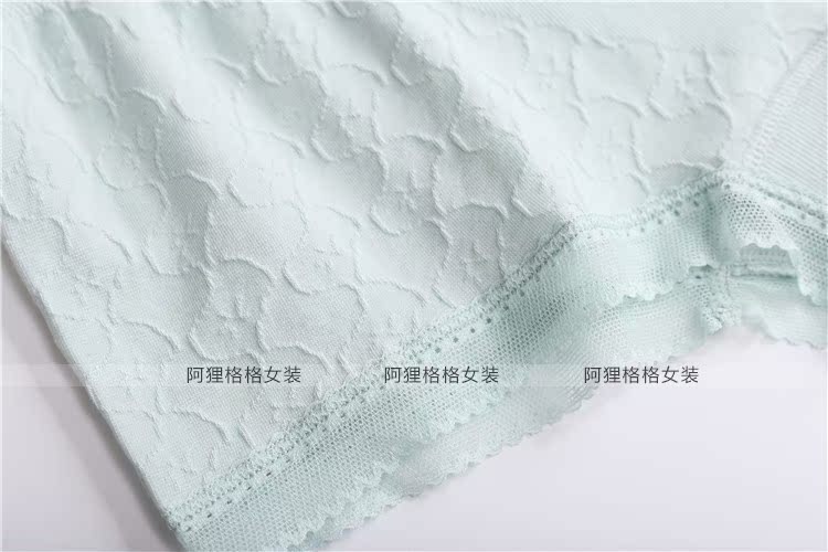 Quần lửng ống suông góc phẳng nhỏ nữ tối màu ren ren 2018 hè phong cách mới quần lót nữ sinh