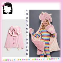 A baby baby girl autumn and winter multi - use style bathrobe blanket in autumn and winter practical warm winter