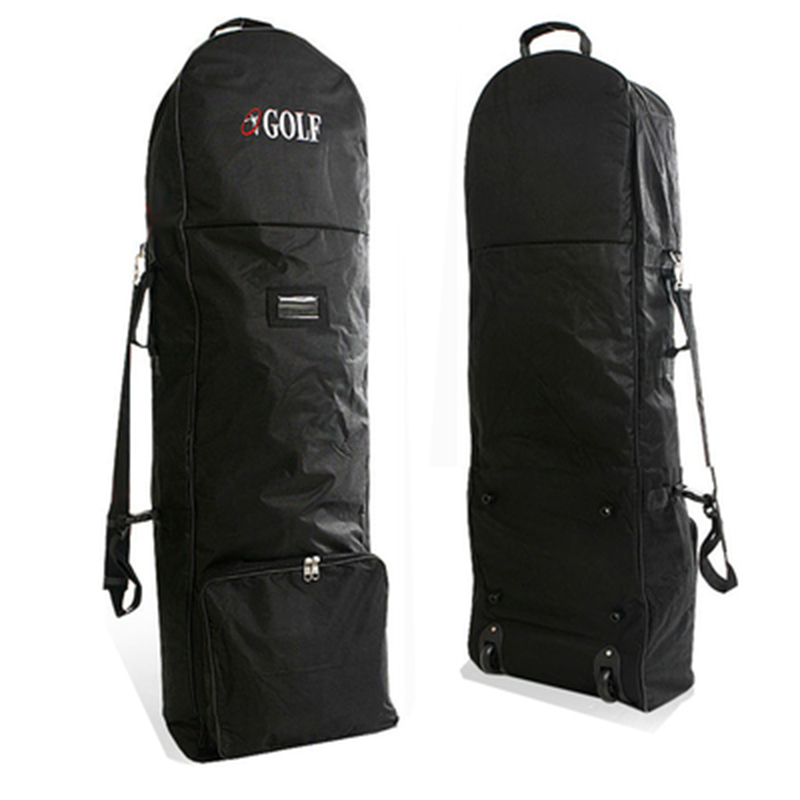 Hot sale golf airline bag detachable stackable aircraft bag golf bag jacket aviation consignment bag with wheels