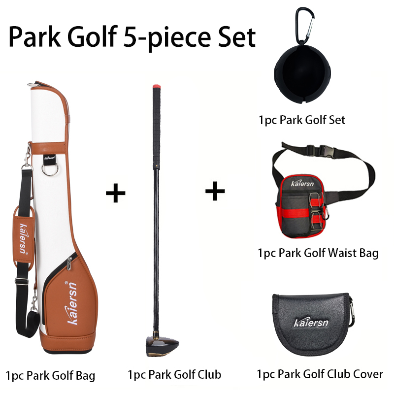 Hot-Selling Korean Park Golf Club Set, Men's and Women's Clubs, Park Golf Club 5-Piece Set