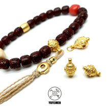 Play string pendant accessories with non - door 24K gold 999 foot - barrel card hanging on the crash