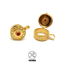 With non - door 18K gold middle gawu box Buddha - bead necklace Buddha - bead necklace cranked pendant