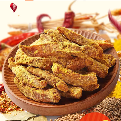 陈阿炳沙嗲鸡肉条风干鸡肉干网红解馋手撕鸡胸肉类零食食品旗舰店