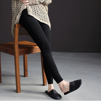 One old original autumn and winter three-color high stretch wool warm fit fit type Foundation nine leggings 1342