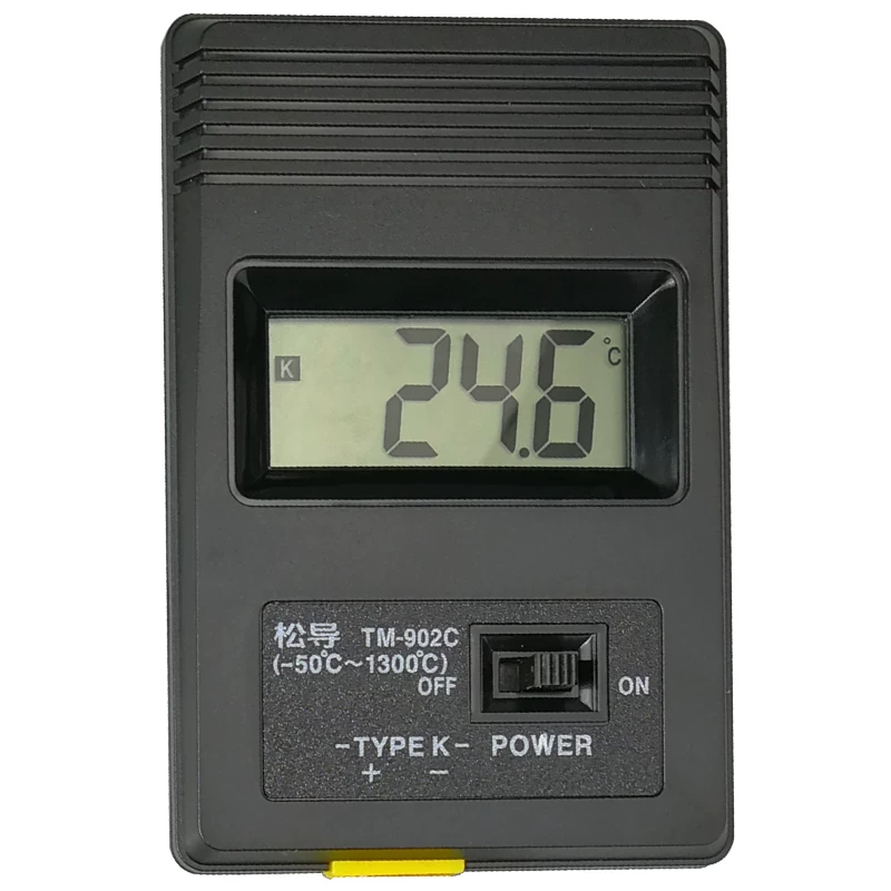 TM902C temperature meter handheld temperature Table 81533 Bare probe dual -needle roller handle surface thermocouple