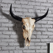 Retro sheep head and cow head wall hangings creative personalized decorations nightclub bar home decoration wall hangings crafts