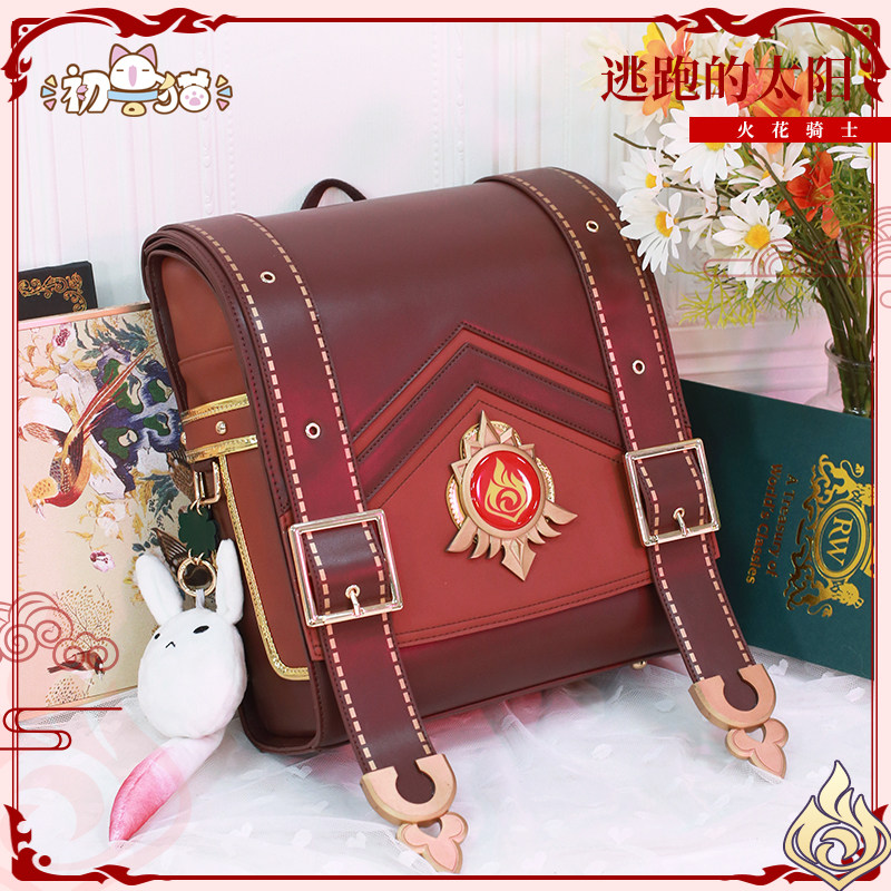 First beast cat pre-order) Original god cosplay Keli cos costume female spark knight costume female double shoulder bag backpack