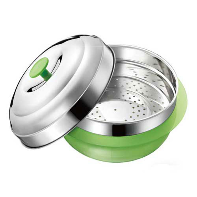 Microwave moisturizing pot Microwave vegetable steamer