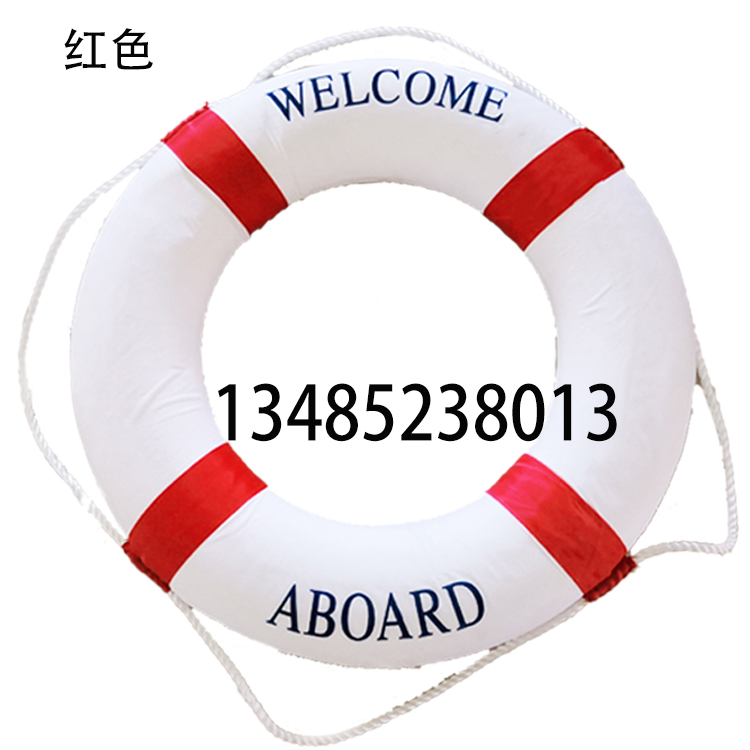 Mediterranean style lifebuoy decoration wall bar Internet cafe wall hanging props children's circle adult swimming circle