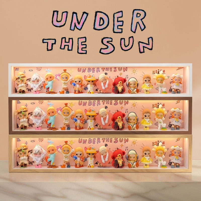 Zsiga in the Sunlight Series Figure Storage Display Box with Light Bubble Mart Blind Box Storage Pull-Out Photo Frame Zsiga in the Sunlight Series Figure Storage Display Box with Light Bubble Mart Blind Box Storage Pull-Out Photo Frame