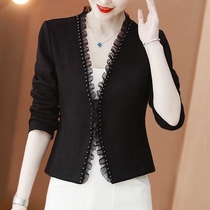 Spring and autumn clothes pop new suit Short coat ladies 100 hitch a shirt small shawl outside matching cheongsam skirt