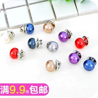 Hàn Quốc hoang dã nút khóa chống ánh sáng cổ áo nút khăn choàng kim pin kim nữ DIY khăn quàng cổ pin pin trâm ghim cài áo vest nam cao cấp