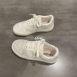 Qiqi master sneakers ເກີບຜ້າໃບສີຂາວທີ່ນິຍົມຂອງແມ່ຍິງ summer ບາງ breathable ຕາຫນ່າງເກີບສີຂາວຂອງແມ່ຍິງອະເນກປະສົງ