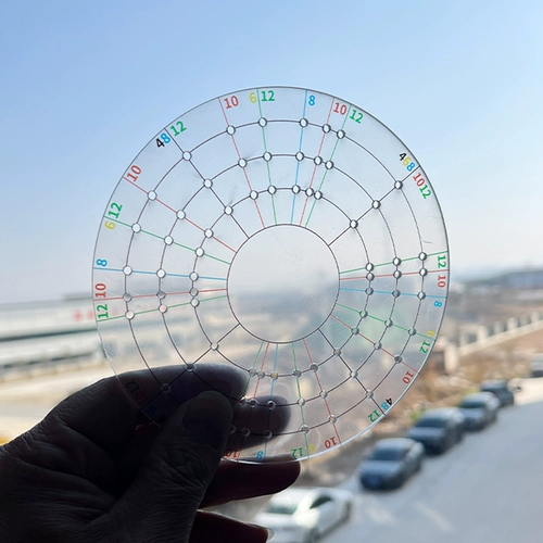 Круглая глина для рисования, окрашенные карточки