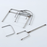 Керамика мини -кишечная лука из нержавеющей стали скульптура ручной работы с пурпурным песком DIY Студенто -цемент инструмент