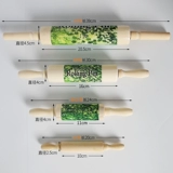 Керамика инструмент катящейся оси катящая грязь, цементная лапша катящая лапша, катящиеся палочки, глиняная сплошная древесина