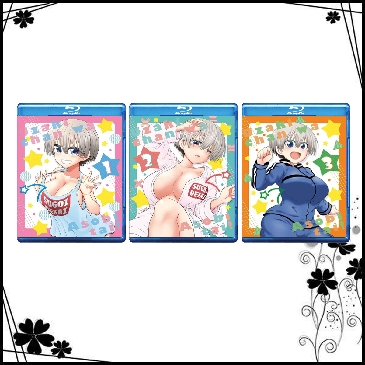 Character Yazaki in BD Blu-ray Animation Want to Play 1-3 Volume 50Gx3