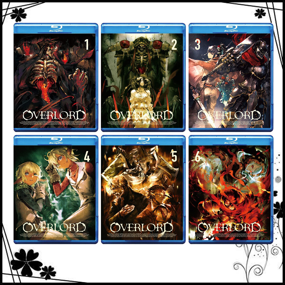 BD Blu-ray animation Hillsong OVERLORD Undead King Volume 1-6 25Gx6