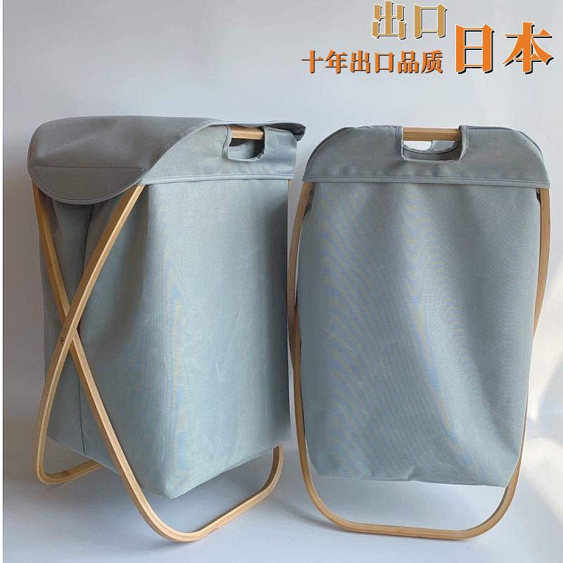 Japan high quality waterproof and dust-proof folding cloth art dirty clothes containing basket red large number with lid dirty clothes basket hotel used