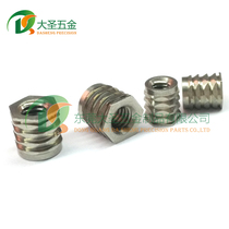 Dasheng NFPC stainless steel embedded nut Cold-pressed embedded hexagon press-in aluminum alloy plastic cast iron installation
