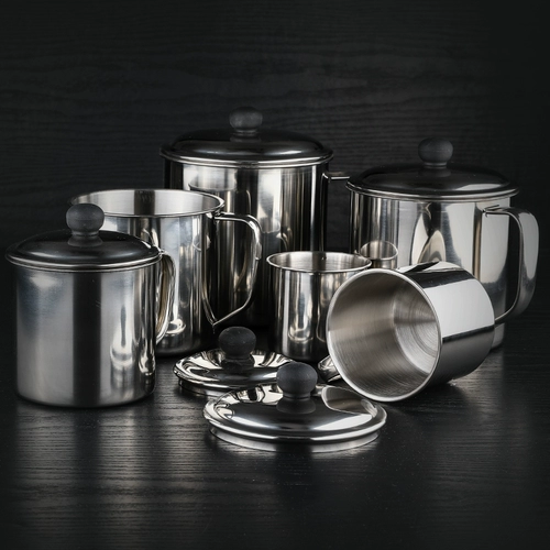 Детская ручка из нержавеющей стали для домашнего использования для детского сада со стаканом