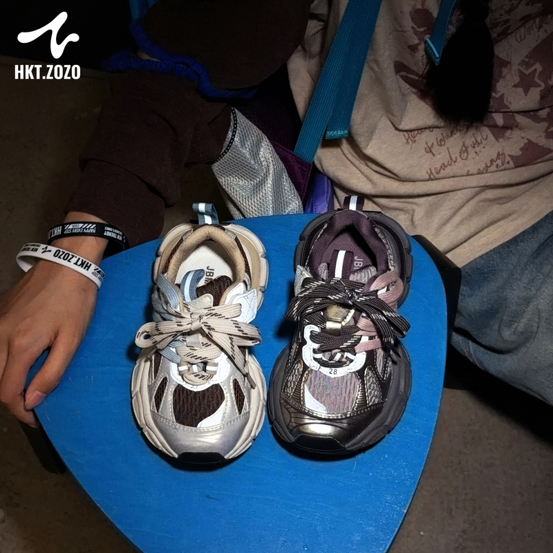 Zuozuo's New Children's Functional Lace-Up Dad Shoes, Trendy and Versatile Sneakers for Boys and Girls, Casual Running Shoes Zuozuo's New Children's Functional Lace-Up Dad Shoes, Trendy and Versatile Sneakers for Boys and Girls, Casual Running Shoes