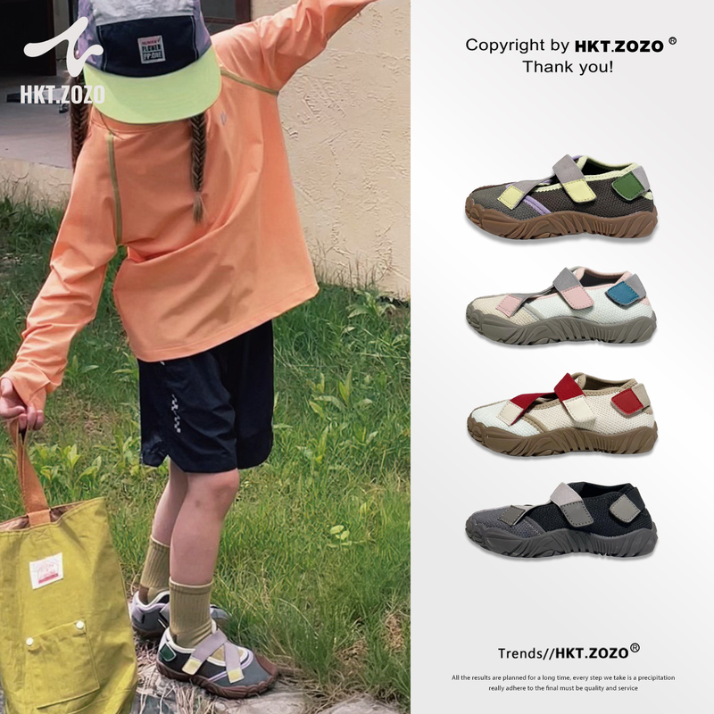 Zuozuo Home Hkt Super Stylish Early Autumn Barefoot Shoes Korean Style Trendy Shoes Sports Vacation Shoes for Boys and Girls
